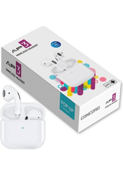 Kulaklık Concord Ap3 Bluetooth Earphone