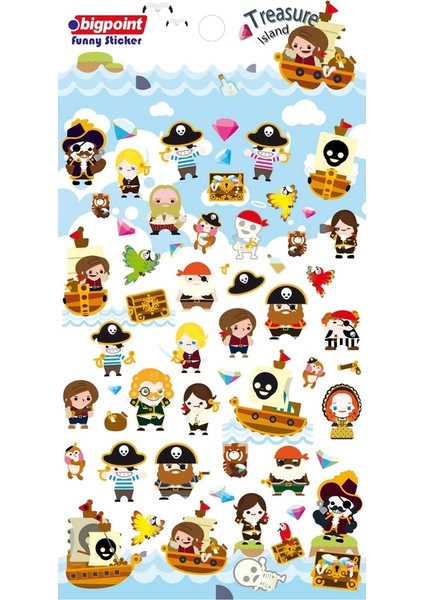 Sticker Korsanlar 15'li Paket