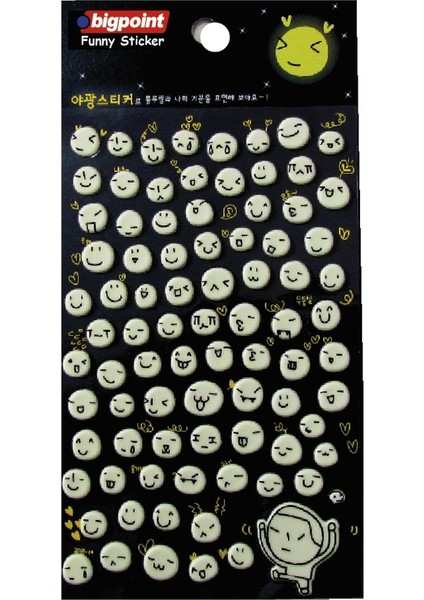 Sticker Ağlayan ve Gülen Yüzler 15'li Paket