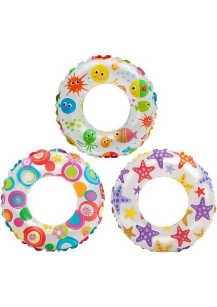 Desenli Lüks Simit 61 cm intex - 59241