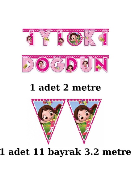 Niloya Doğum Günü Parti Seti 8 Kişilik modelleri