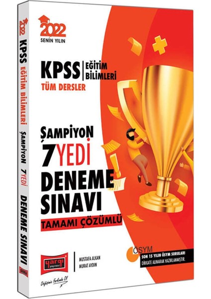 KPSS 2022 Eğitim Bilimleri Tüm Dersler Tamamı Çözümlü 7 Deneme Sınavı