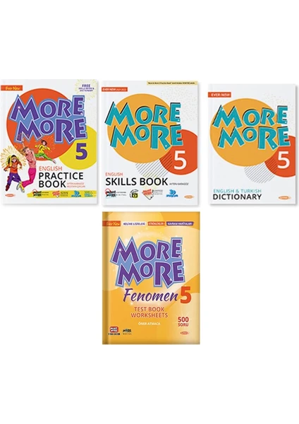 Kurmay Yayınları 5.Sınıf Practice Book + Test Book Set 2 Kitap 2022