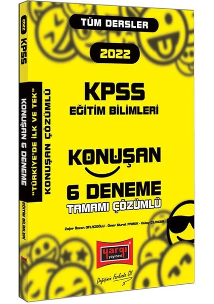 Yargı Yayınevi KPSS 2022 Eğitim Bilimleri Tüm Dersler Tamamı Çözümlü Konuşan 6 Deneme