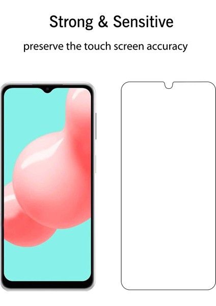 Case 4U Samsung Galaxy M12 Uyumlu Tamperli Kırılmaz Cam Ekran Koruyucu