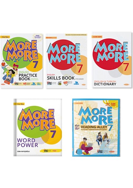 7.Sınıf Practice Book + Word Power + Reading Alley Set 3 Kitap 2022