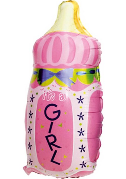 Folyo Balon Biberon Pembe 44CM x 82CM