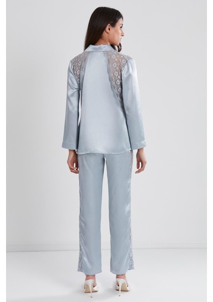 1438 Saten Pijama Takım