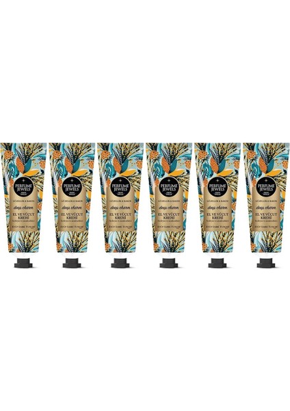 Perfume Jewels Deep Charm El Kremi 50 ml x 4 Adet
