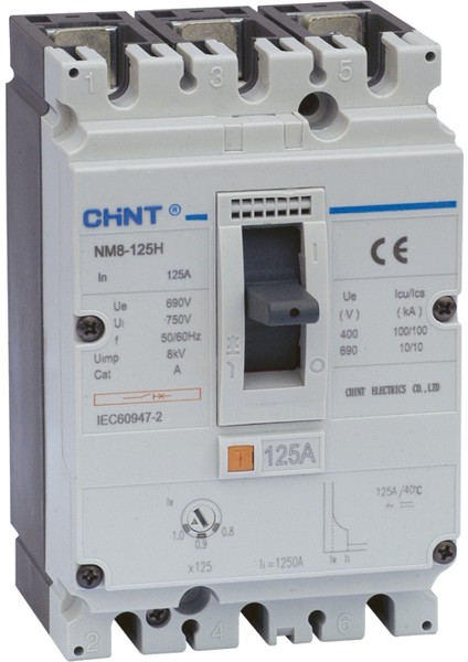 149916 NM8-800S 640-800A 3 Kutup 50KA Kompakt Şalter