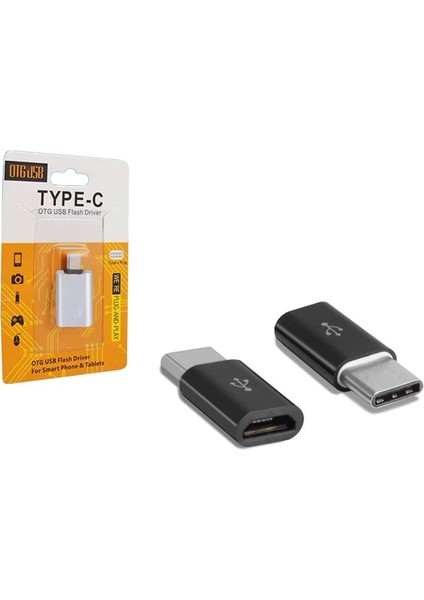 Otg Mıcro To Type-C Çevirici Vakumlu Hadron HN-4418K