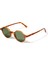 Lgr Havana Chiaro Matt 02 // Flat Green G15 Unisex Güneş Gözlüğü 2