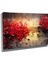 DEKORATIF39 Yağlı Boya Kırmızı Paint Splash Canvas Tablo 1