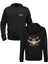 H. Motorcycle Siyah Ön Arka Çocuk Baskılı Sweatshirt 1