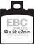 Arka Fren Balatası Ebc Ducatı Monster 695 07-08 Fa047 1