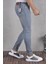Erkek Jeans Skinny Fit Likralı Açık Mavi Eskitilmiş Görünümlü Dar Paça Kot Pantolon 1