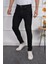 Erkek Jeans Skinny Fit Likralı Siyah Dar Paça Kot Pantolon 1