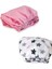 Pamuklu Bebek ve Çocuk Lastikli Çarşaf Pembe ve Pembe Gri Yıldızlı 90X190 (2 Adet) 1