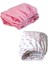 Pamuklu Bebek ve Çocuk Lastikli Çarşaf Pembe ve Pembe Yıldızlı 60X120 (2 Adet) 1