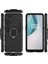 Oneplus Nord N10 Batman Serisi Yüzük Standlı Armor Kılıf - Siyah 5