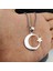 925 Ayar Gümüş Ayyıldız Kolye Kalın Zincirli 4