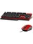 HD861K USB Gaming Oyuncu Q Klavye Mouse -Red 1