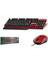 HD861K USB Gaming Oyuncu Q Klavye Mouse -Red 2