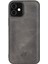 Apple iPhone 12 Mini Lucca Gri Deri Telefon Kılıfı 1