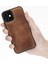 Apple iPhone 12 Mini Lucca Antik Kahverengi Deri Telefon Kılıfı 5