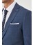 ALTINYILDIZ CLASSICS Erkek Lacivert Ekstra Slim Fit Dar Kesim Yünlü Kareli Takım Elbise 5