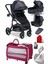9 In 1 Set Baby Home 946 Single-To Travel Sistem Bebek Arabası ve 600 Nanny Oyun Parkı Park Yatak Beşik 1
