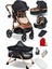 9 In 1 Set Baby Home 946 Single-To Travel Sistem Bebek Arabası ve 510 Lulla-Go Anne Yanı Bebek Sepeti Beşik 1