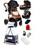 9 In 1 Set Baby Home 946 Single-To Travel Sistem Bebek Arabası ve 505 Maya Anne Yanı Bebek Sepeti Beşik 1