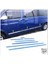 Vw T5 Transporter Krom Yan Kapı Çıtası 7 Prç 2003-2015 P.çelik (Uzun Şase) 1