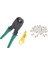 Network Pensesi Jack RJ45 RJ11 Rj9 Sıkma Pensesi Jak Cat5 + 100 Adet Konnektör 1