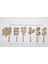 Natural Ahşap Boncuk Cilasız Dairesel 22 mm 120 gr 2