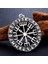 Daisybydaisy Paslanmaz Çelik Vegvisir Savaşçı Pusula Viking Kolye 1