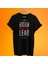 Önderlik Için Doğmuş Yazılı %100 Pamuk Oversize T-Shirt Büyük Beden Tişört 1