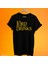 Of The Drinks Baskılı %100 Pamuk Oversize T-Shirt Büyük Beden Tişört 1