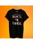 Rock And Roll Baskılı %100 Pamuk Oversize T-Shirt Büyük Beden Tişört 1