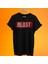 Beast Baskılı %100 Pamuk Oversize T-Shirt Büyük Beden Tişört 1