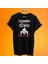 Gokuyu Yenecek Gibi Çalış Yazılı %100 Pamuk Oversize T-Shirt 1