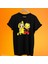 Pikachu Mickey Mouse Baskılı %100 Pamuk Oversize T-Shirt Büyük Beden Tişört 1