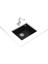 Square 50.40 Tg Black Tezgah Altı Granit Evye 2