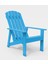 Ekopark Modern Ahşap Oval Adirondack Balkon, Bahçe Koltuğu 1