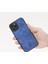 Apple iPhone 12 Pro Max Lucca Lacivert Deri Telefon Kılıfı 5