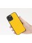 Apple iPhone 12 Pro Max Lucca Sarı Deri Telefon Kılıfı 5