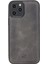 Apple iPhone 12 Pro Max Lucca Gri Deri Telefon Kılıfı 1