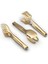 Titanyum Gold 5"li Makarna Salata Pasta Şeker ve Buz Maşa Takımı-Gold 2