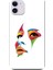 Apple iPhone 11 Kılıf Renki Kadın Yüzü Baskılı Esnek TPU Silikon 1